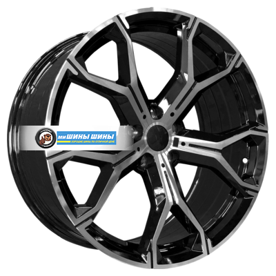 10,5x20/5x112 ET40 D66,6 5445 Gloss Black Machine Face (PDW)