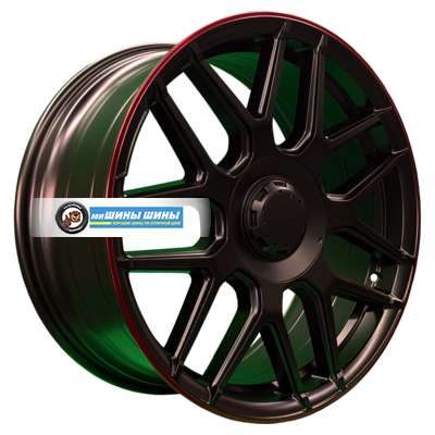 8,5x19/5x130 ET38 D66,6 L5424 Satin Black Red Lip (PDW)