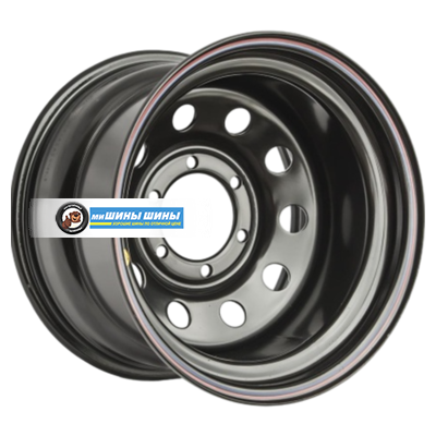10x16/6x139,7 ET-44 D110 Toyota Nissan Round Черный (LTM)