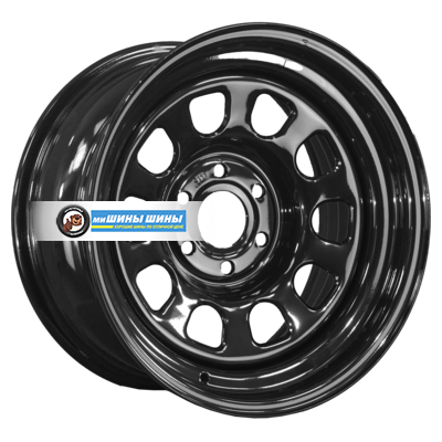 8x16/6x114,3 ET0 D66 Nissan Navara D40 2.5TD Semicircle Gloss Black (LTM)