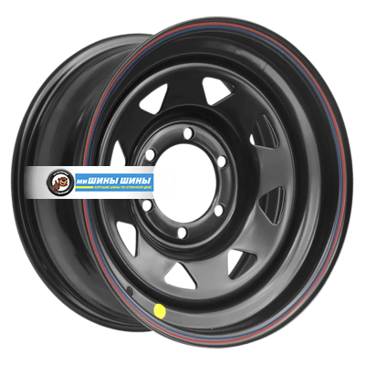 8x16/6x139,7 ET10 D110 Toyota Hilux 2.5D, 3.0D (треуг. мелкий) Черный (LTM) (с увелич.полкой)
