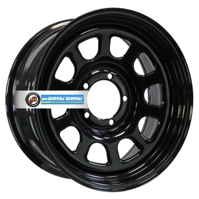 8x18/5x139,7 ET15 D110 УАЗ, ГАЗ Соболь, Dodge Ram 1500 Semicircle Gloss Black (LTM)