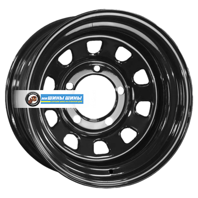 8x16/5x139,7 ET15 D110 УАЗ Semicircle Gloss Black (LTM)