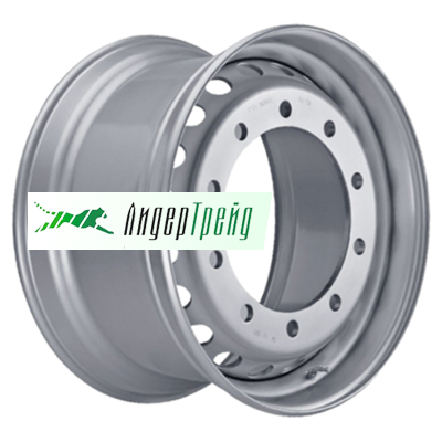 Фото товара «11,75x22,5/10x285,75 ET120 D220 M22 Silver (GT070-03) Aluminium Forged»