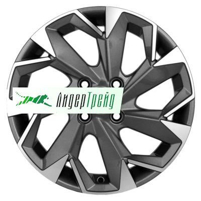 Фото товара «6x15/4x100 ET39 D56,6 KHW1508 (Cobalt) Gray-FP»