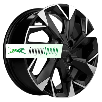 Фото товара «6x15/4x100 ET40 D60,1 KHW1508 (Logan/Sandero) Black-FP»