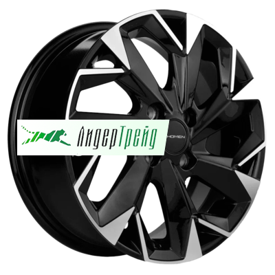 Фото товара «6x15/4x100 ET50 D60,1 KHW1508 (Vesta) Black-FP»