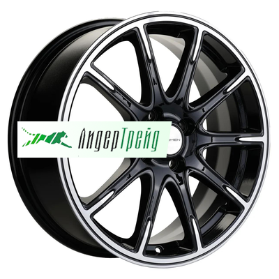 Фото товара «6,5x17/4x100 ET44 D54,1 KHW1707 (KIA Rio I/II Solaris I/II) Black-FP»