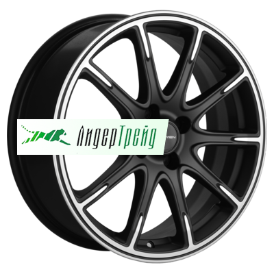 Фото товара «6,5x17/4x100 ET41 D60,1 KHW1707 (XRay) Black-FP matt»