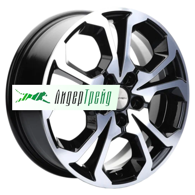 Фото товара «7x17/5x108 ET43 D65,1 KHW1711 (DFM AX 7) Black-FP»