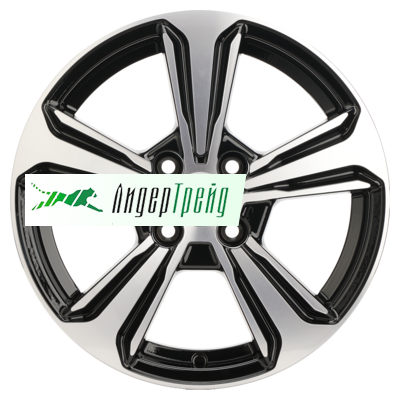 Фото товара «6x15/4x100 ET45 D54,1 KHW1502 (Solano) Black-FP»