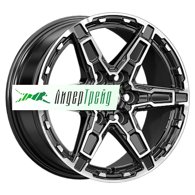 Фото товара «8x18/6x139,7 ET42 D100,1 Дистрикт (КС1159) Алмаз черный»