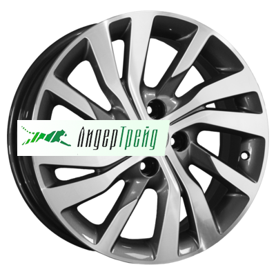 Фото товара «6x16/4x100 ET41 D60,15 Fenix (X-Ray) (КС734) Алмаз антрацит»