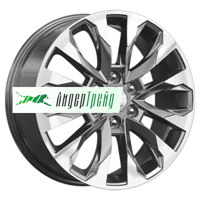 Фото товара «8x20/6x139,7 ET60 D95,1 КР007 (Land Cruiser 300) Diamond Gloss Graphite»