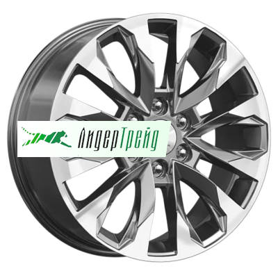 Фото товара «8x20/6x139,7 ET38 D67,1 КР007 (Pajero Sport) Diamond Gloss Graphite»
