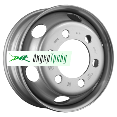 Фото товара «6x17,5/6x222,25 ET135 D164 Silver (3176052) (11 мм) Китай 2 500 кг футорка с вент.»