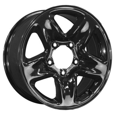 Фото товара «8x18/5x150 ET60 D110 Toyota 5 Triangle Gloss Black (LTM)»