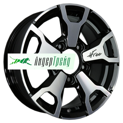 Фото товара «6x16/5x139,7 ET40 D98,1 Тайган (КС872) Блэк Джек»