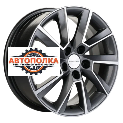 6x155x100 ET38 D57,1 KHW1507 (RapidFabia) Gray-FP