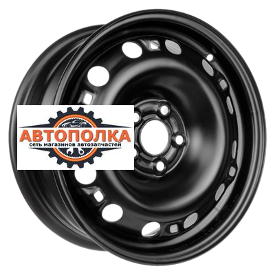 6x155x100 ET38 D57,1 15007 AM Black VW251SK351 - PoloRapid